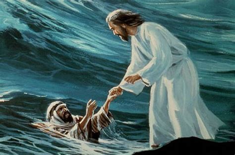 Peter Walking On Water God Loves Profit