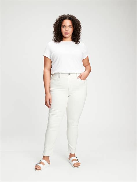 Sky High Rise True Skinny Jeans With Washwell Gap