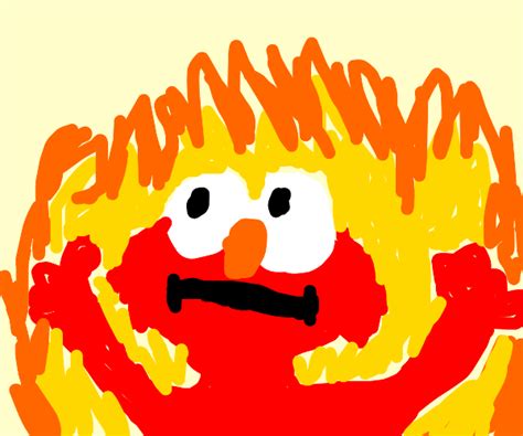 That One Elmo Fire Meme Drawception