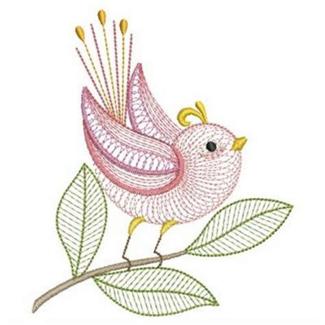 Rippled Bird Embroidery Designs Machine Embroidery Designs At