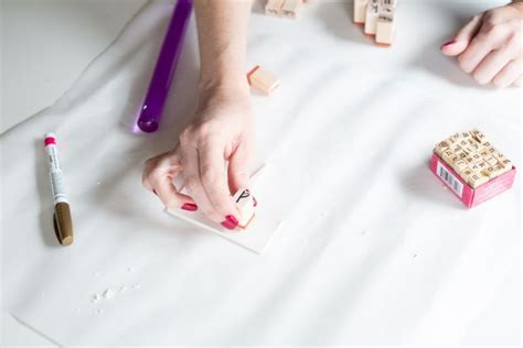 Diy Stamped Clay Garden Markers