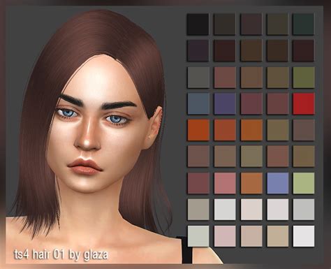 Hair 01 At All By Glaza Sims 4 Updates