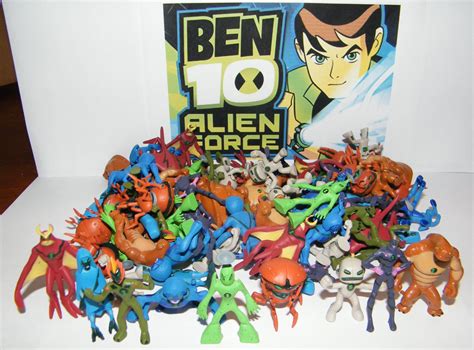 Ben 10 Alien Force Mega Set Playset Of 50 Alien Toy Figures Party