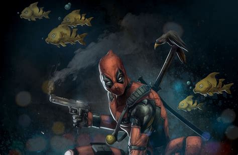 2560x1440 Marvel Deadpool Artwork 1440p Resolution Hd 4k Wallpapers Images Backgrounds Photos
