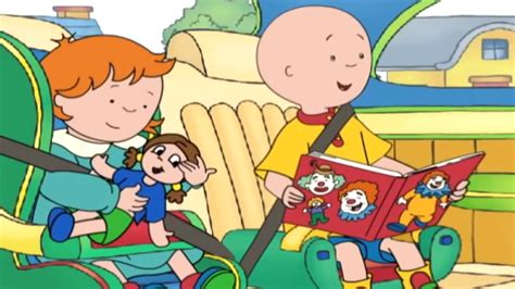 Caillou And The Fun In The Car Caillou Cartoon Youtube