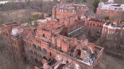 Hudson River State Hospital A Drone Exploration Youtube