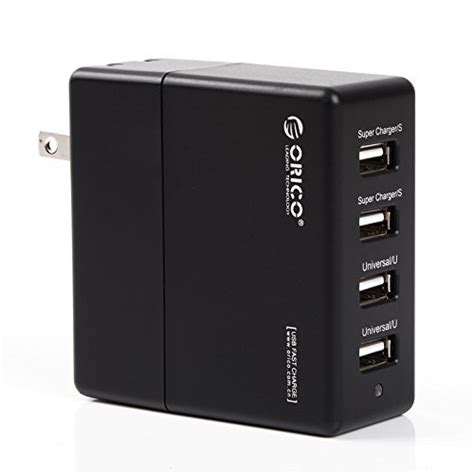 Orico Dcx 4u 34w 4 Port Usb Charging Portable Adapter Wall Charger For