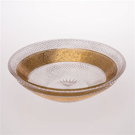 A Crystal Bowl By Moser Karlsbad Mid 20th Century Bukowskis