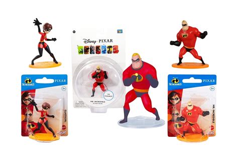Buy Disney Pixar Incredibles Set The Incredibles Micro Collection Cm Elastigirl Mr