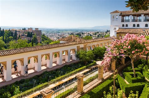 The Monument Of The Alhambra In Granada Spain