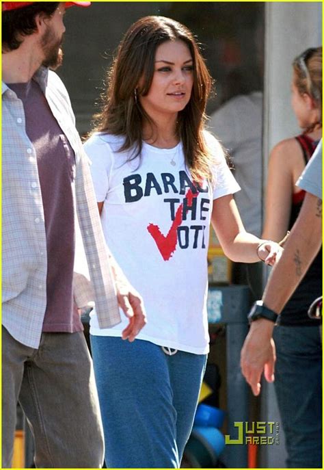Mila Kunis Barack The Vote Photo Pictures Just Jared