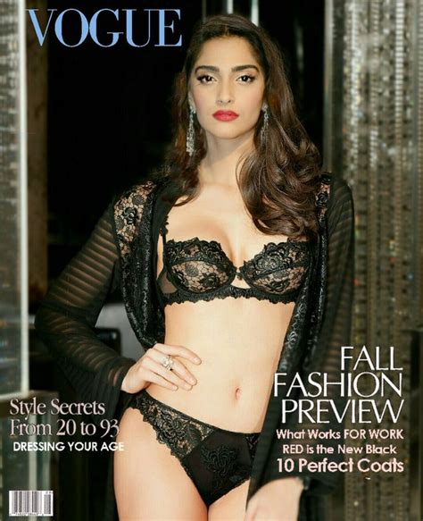 Sonam Kapoor Bikini Photoshoot For Vogue Magazine Sonam Kapoor Bikini Most Beautiful Indian