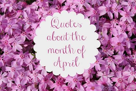 Quotes About The Month Of April Between Us Parents