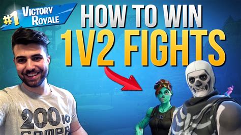 How To Win Winning 1v2 Fights In Solos Fortnite Battle Royale Youtube