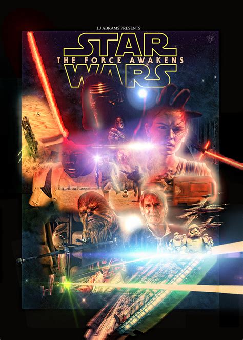 Swthe Force Awakens Poster Star Warsthe Force Awakensmovie Photo