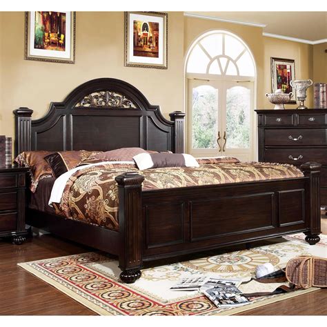 Shop our lines of master find incredible bedroom furniture sets at bassett. Furniture of America Grande Dark Walnut Oval Floral ...