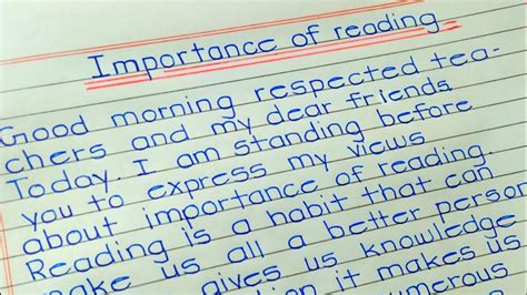 Importance Of Reading Essay On Importance Of Reading Paragraph