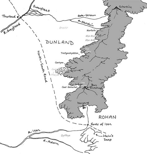 Dunland Geography