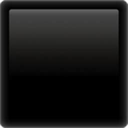 Black Large Square Emoji (U+2B1B, U+FE0F)