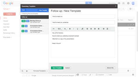 How To Use Email Templates In Gmail Bananatag