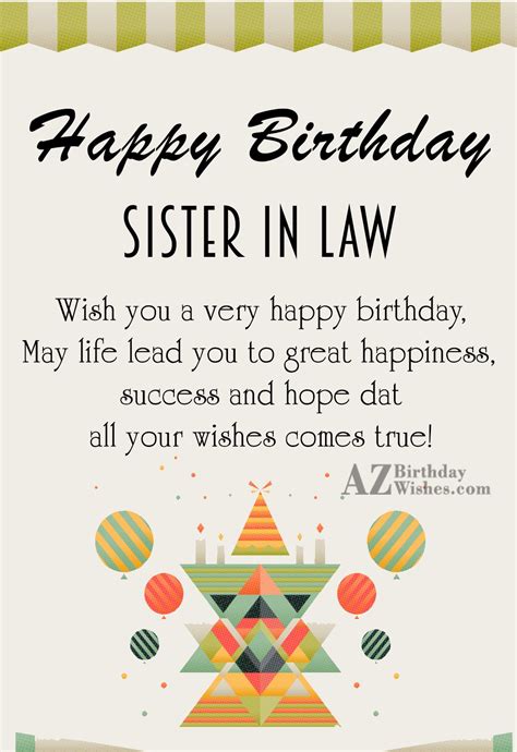 Birthday Greetings For A Sister In Law Bitrhday Gallery