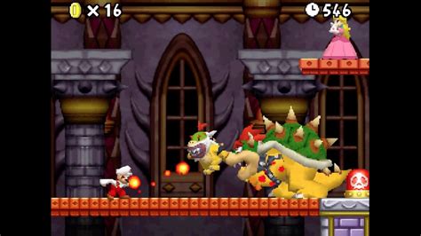 New Super Mario Bros World 8 Bowsers Castle Hd Youtube