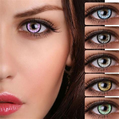 Lenses Contact Colour Hollywood Au Stock Bright Lens Wear Dress Up Dazzling Eyes