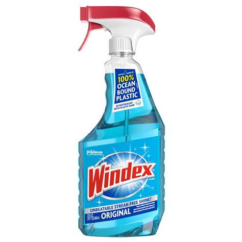 Windex Glass Cleaner Spray Bottle Original Blue 23 Fl Oz Walmart