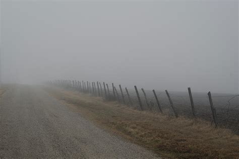 Country Road On A Foggy Morning Photograph By Kim Anderson Fine Art