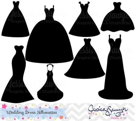 Clipart Wedding Dress Silhouettes Clip Art Library