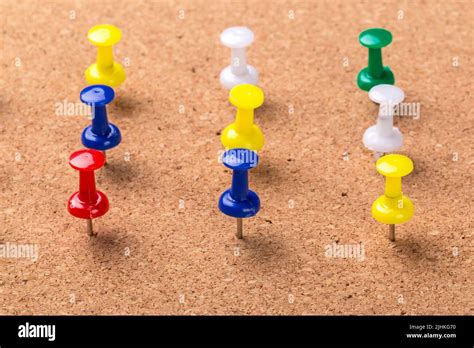 Pin Board Texture For Background And Colorful Pins Stock Photo Alamy