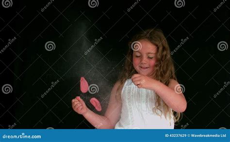 teen girl popping balloon telegraph