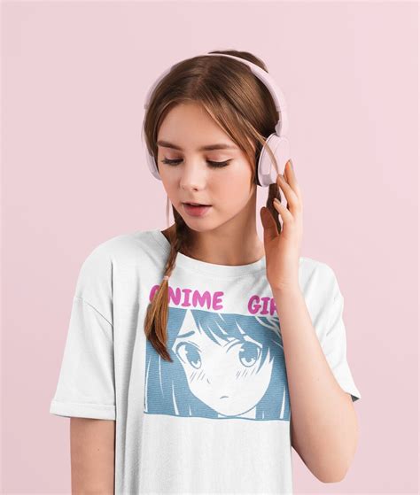Anime Girl Shirt Harajuku Shirt Vintage Anime Shirt Aesthetic Etsy