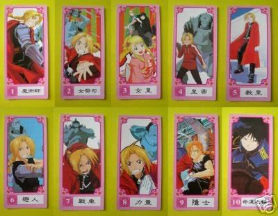 Fullmetal Alchemist Tarot Cards A Box Of Cards