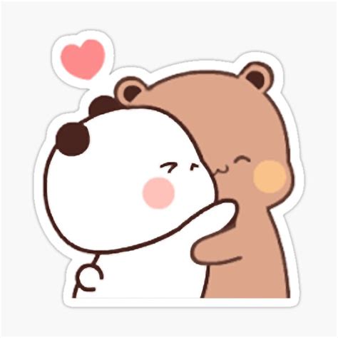 Bubu Dudu Cute Couple Cartoon Sticker For Sale By Darteta Redbubble