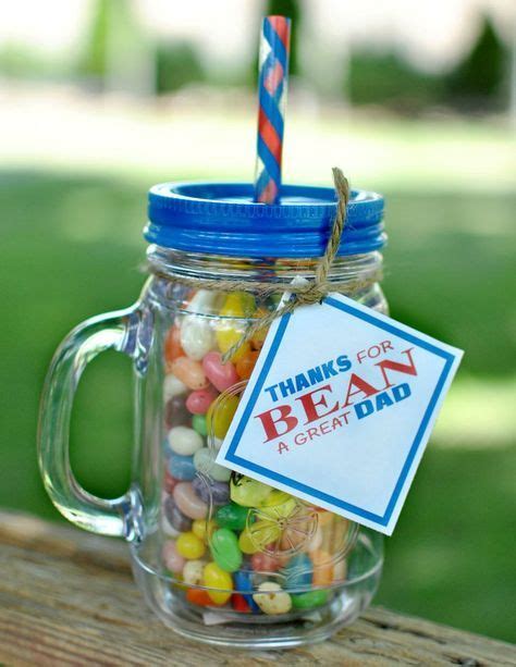 Recently i was on wdrb in louisville sharing some simple ideas for cute handmade gifts for mother's day. Father's Day Beans Gift Idea with Free Printable | Father ...