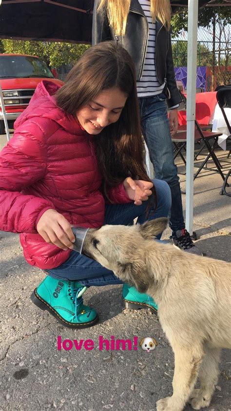 Kristina Pimenova And Dog