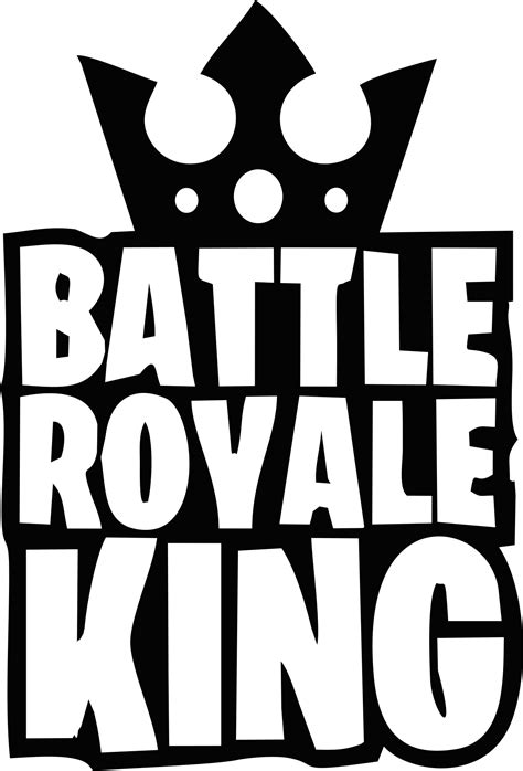 Battle Royale King Svg Fortnite Svg Fortnite Silhouette F Inspire