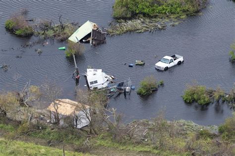 Hurricane Harvey Damage In Port Aransas Texas Woman