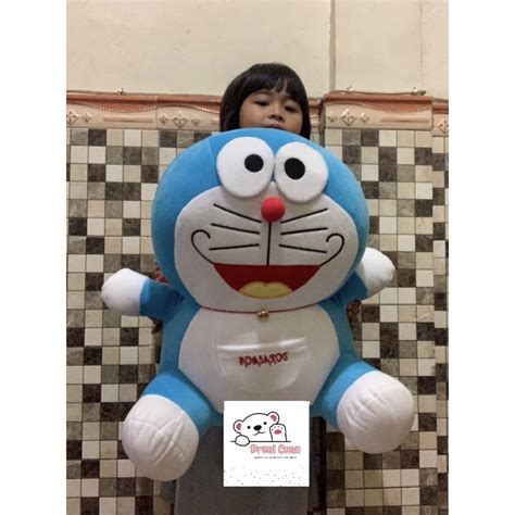 Jual Boneka Doraemon Jumbo Besar Xl 65cm Shopee Indonesia