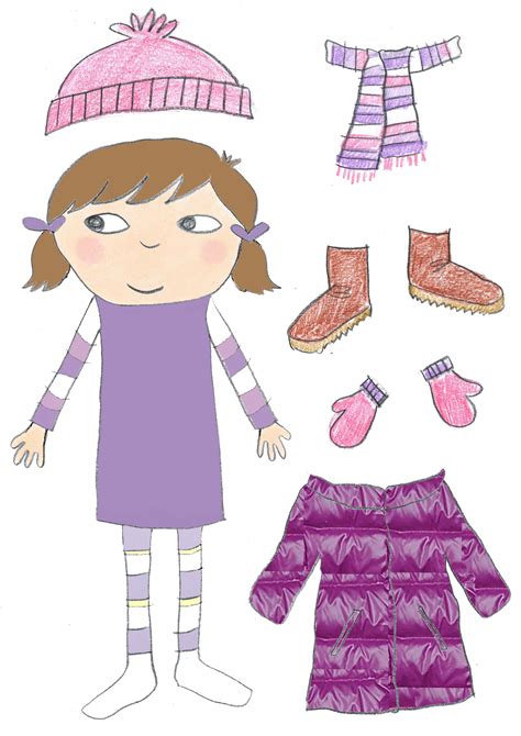 Click on printables and then on the thumbprint for the buddy you want to print. 6 Best Images of Printable Paper Doll Winter Clothes - Winter Clothes Paper Dolls, Winter ...
