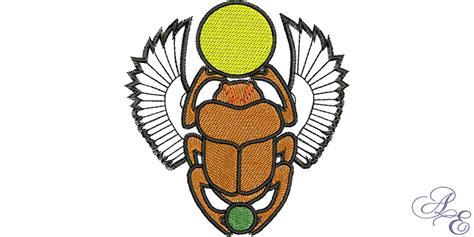 scarab beetle art of embroidery