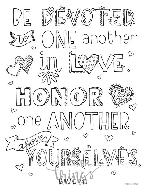 Romans Bible Verse Coloring Pages Sketch Coloring Page