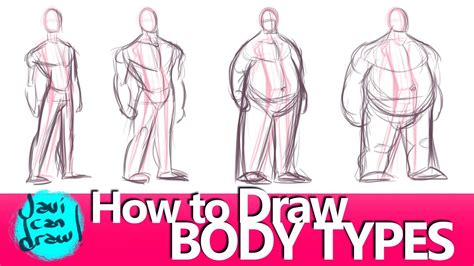 How To Draw Male Body Shapes Drawing And Especially Illustrating The