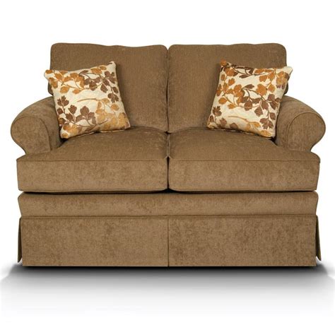 England William 5330 88 Skirted Glider Loveseat Dunk And Bright