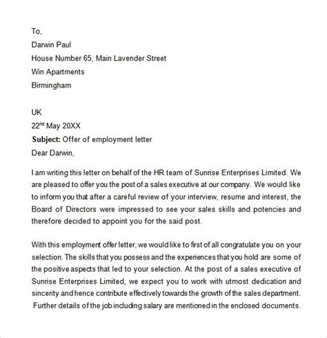 Your employer may provide letter based on this format, but suited to your situation. Power of attorney registration process: Employment letter ...