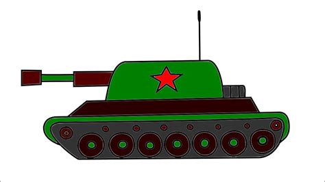 How To Draw A Tank Youtube