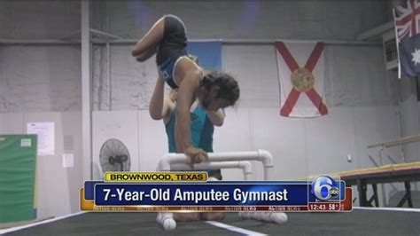 7 Year Old Double Amputee Excels At Gymnastics 6abc Philadelphia