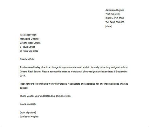 35 Sample Resignation Letter Format Free Word Pdf Documents