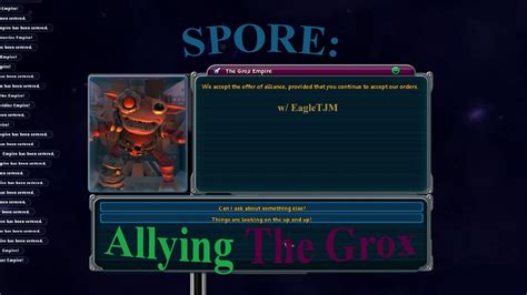 Spore Allying The Grox Youtube